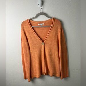 NorthStyle Orange Cotton Cardigan